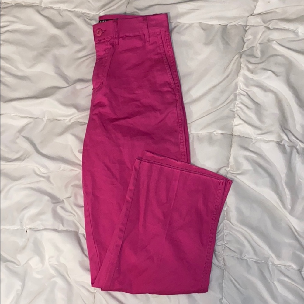 OBEY pink wide leg pants